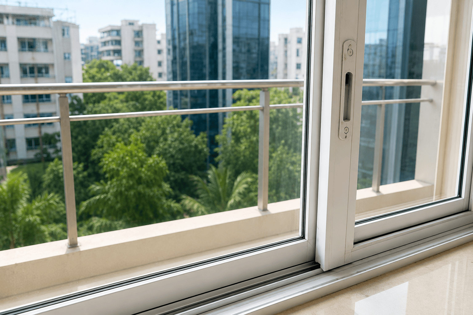 Window & Glass Cleaning — after
