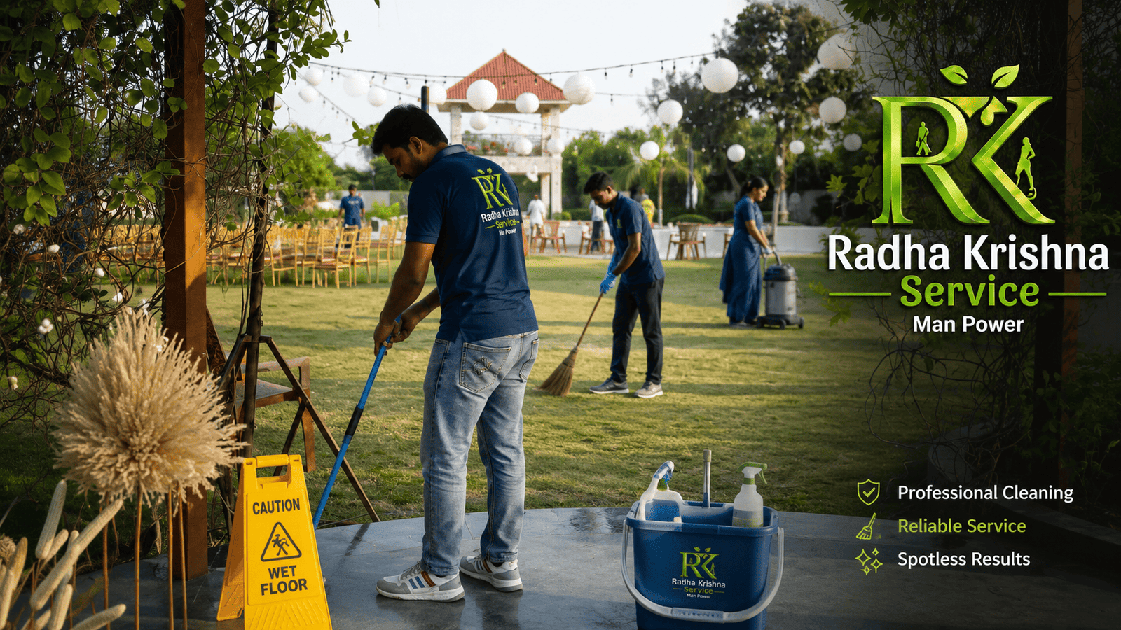 Outdoor Sweeping Service Team