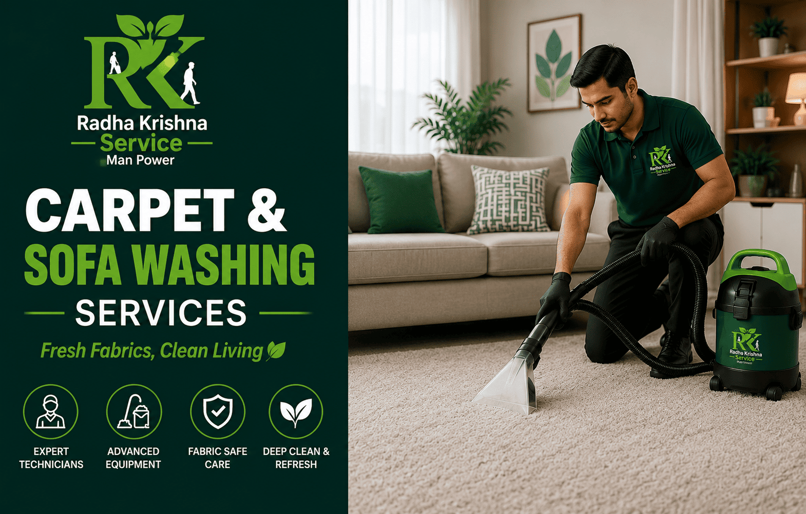 Carpet & Sofa Washing